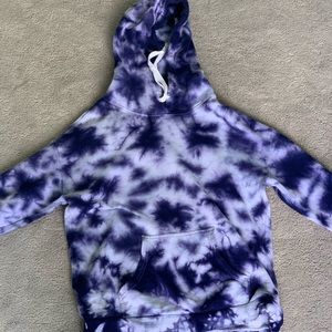 Purple Tie-Die Sweatshirt
